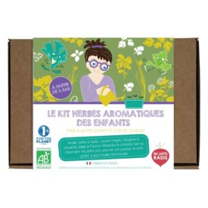 Les petits radis – Le kit des herbes aromatiques BIO pour enfants
