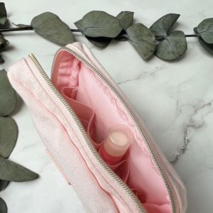 Cocooning – Tousse de toilette pour sac rose