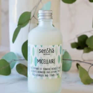 Senshâ – Gelée micellaire 100 ml – Nettoyant et tonic 2 en 1