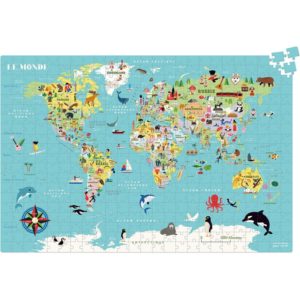Vilac – Puzlle 500 pces – Carte du monde