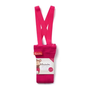 Boudioubou – Collants courts à bretelles – Magenta