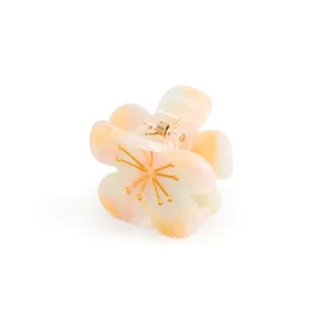 Luciole et Petit Pois – Mini pince – Fleur nacre multicolore