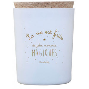 Marcel et Lily – Bougie – Pistache-Amande – “La vie est faite de jolis moments magiques“
