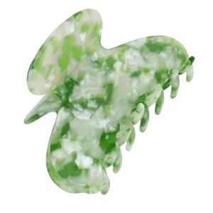 Omé – Pince cheveux faite main – Verte émeraude