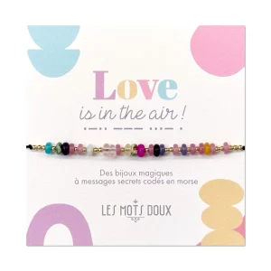 Les Mots Doux – Bracelet Code Morse – Love is in the air