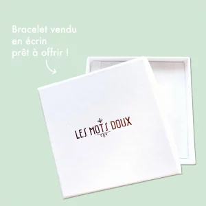 Les Mots Doux – Bracelet Code Morse Enfant – Je t’aime de tout mon coeur