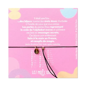 Les Mots Doux – Bracelet Code Morse – Good Karma