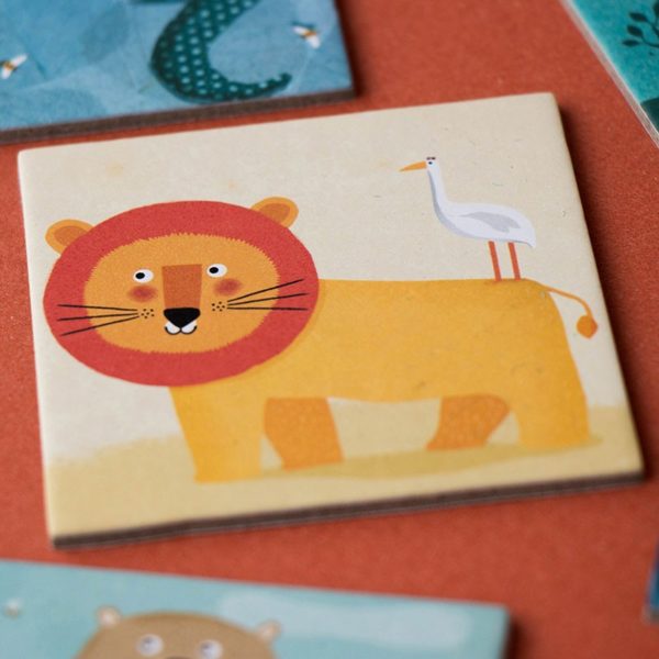 Londji-Jeux-Wild animals memo