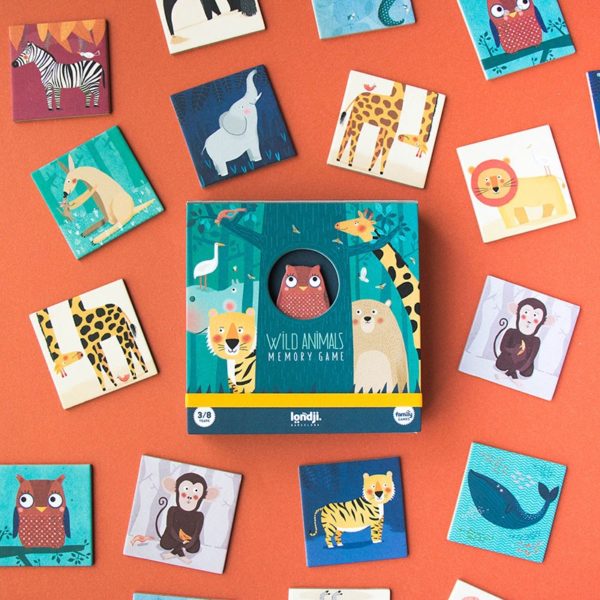 Londji-Jeux-Wild animals memo5