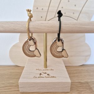 Les Petites Hirondelles – Porte clé arc-en-ciel