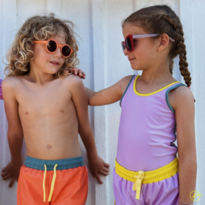 Baïnes – Short de bain anti-uv – Lilas