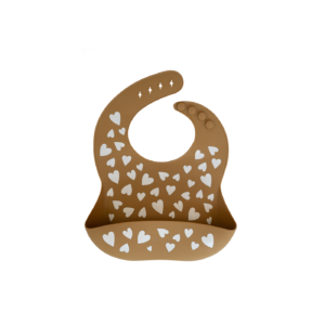 Zakuw – Bavoir en silicone – Fall In Love Camel