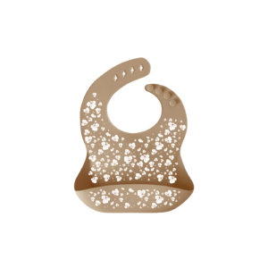 Zakuw – Bavoir en silicone – Pois de senteur