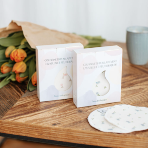 Joli Samedi – Coussinets d’allaitement lavables – Orange