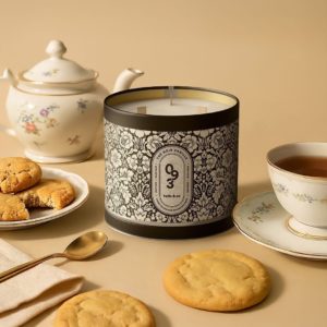 Hello Candle – Bougie métal – Thé noir vanille