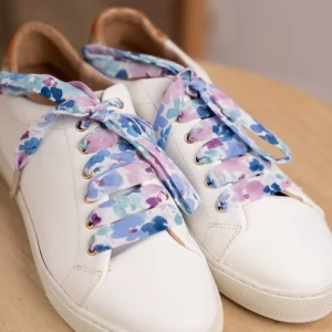 Mon Lacet Français – Lacet fleuris pastels 120 cm