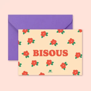 Ma petite vie – Mini arte de voeux – Bisous