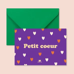 Ma petite vie – Carte de voeux – Petits coeurs