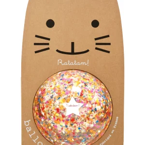 Ratatam – Ballon confetti multicolor grand