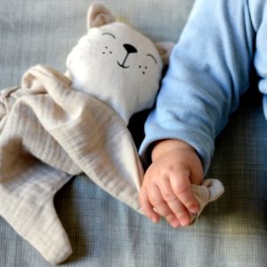 Apunt Barcelona – Doudou en coton bio – Ours