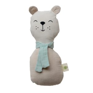 Apunt Barcelona – Hochet en coton bio – Ours