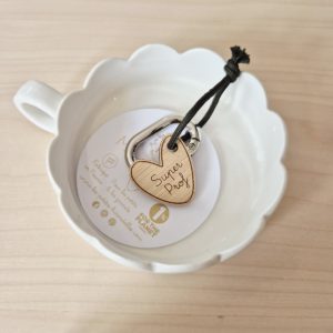 Les Petites Hirondelles – Porte clé coeur vert – Super prof