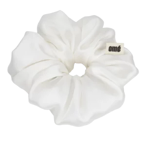 Omé – Chouchou en Soie – Le blanc