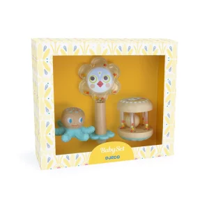 Djeco – Coffret de jeux bébé pieuvre