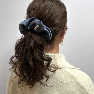 Omé – Chouchou en Soie – Le bleu