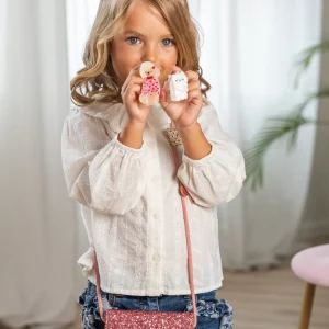 Luciole et petit pois – Sac à main sequins – Paillettes Rose