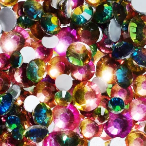 Sisi la paillette – Strass en verre réutilisables – Rainbow