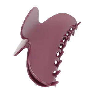 Omé – Grande Pince cheveux faite main – Bordeaux