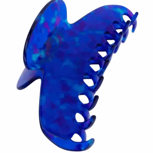 Omé – Grande Pince cheveux faite main – Bleue