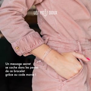 Les Mots Doux – Bracelet Code Morse – Fille
