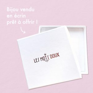 Les Mots Doux – Jonc gravé  »Il était une fois nous deux »