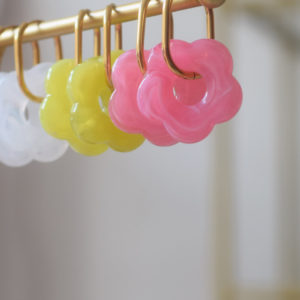 Atelier Marpo – Boucles d&rsquo;oreilles Blossom – Rose