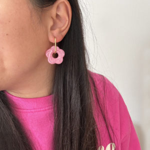 Atelier Marpo – Boucles d&rsquo;oreilles Blossom – Orange