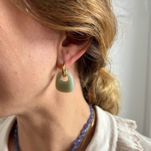 Atelier Marpo – Boucles d&rsquo;oreilles Lili – Rose Fuchsia