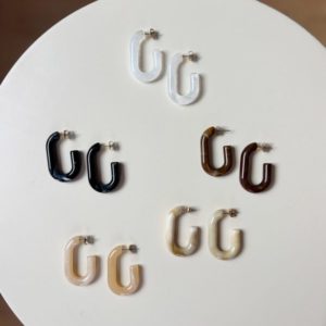 Atelier Marpo – Boucles d&rsquo;oreilles Freya – Noire