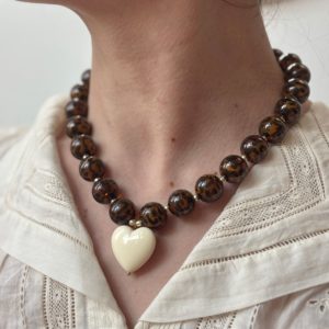 Atelier Marpo – Collier – Alma Gris/Ivoire/Beige