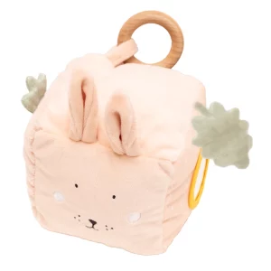 Trixi – Cub d&rsquo;activités en tissu – Lapin