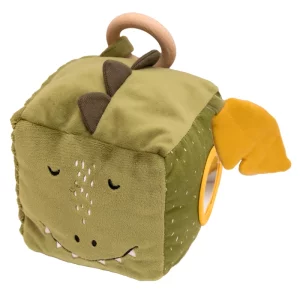 Trixi – Cub d&rsquo;activités en tissu – Dinosaure