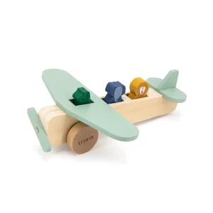 Trixie – Avion en bois animaux