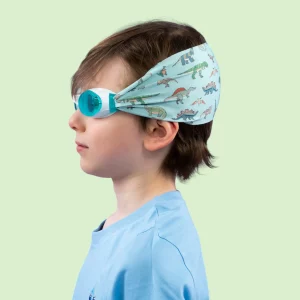Waterplops – Lunettes de piscine avec bandeau 4-7 ans – Dinosaures
