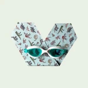 Waterplops – Lunettes de piscine avec bandeau 4-7 ans – Dinosaures