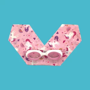 Waterplops – Lunettes de piscine avec bandeau 4-7 ans – Licorne