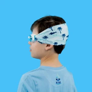 Waterplops – Lunettes de piscine avec bandeau 4-7 ans – Requin