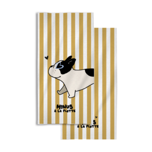 Zakuw – Serviette de plage – Bouledogue