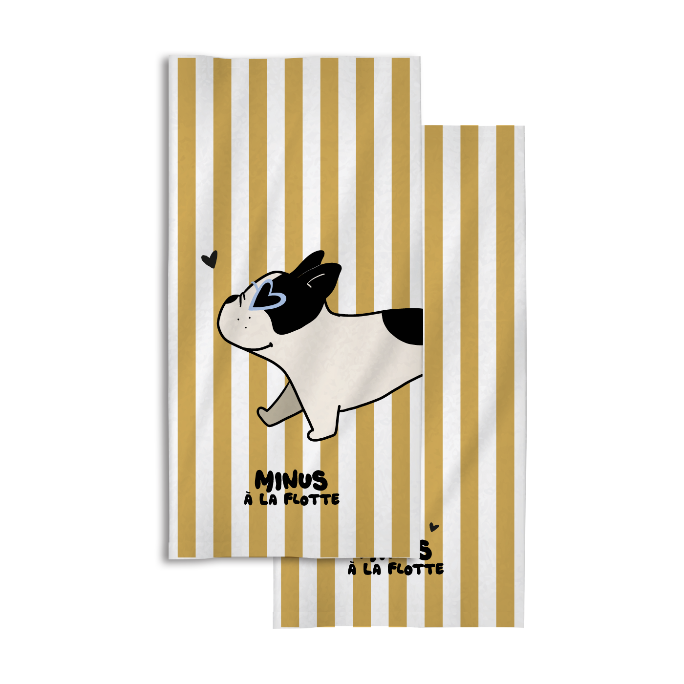 SERVIETTE-BOULEDOGUE