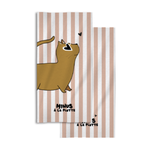 Zakuw – Serviette de plage – Chat